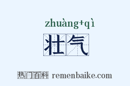 壮气是什么意思的图片
